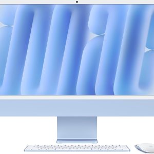 Apple: iMac 24” · Chip M4 · 16 GB RAM · 256 GB SSD (Azul)