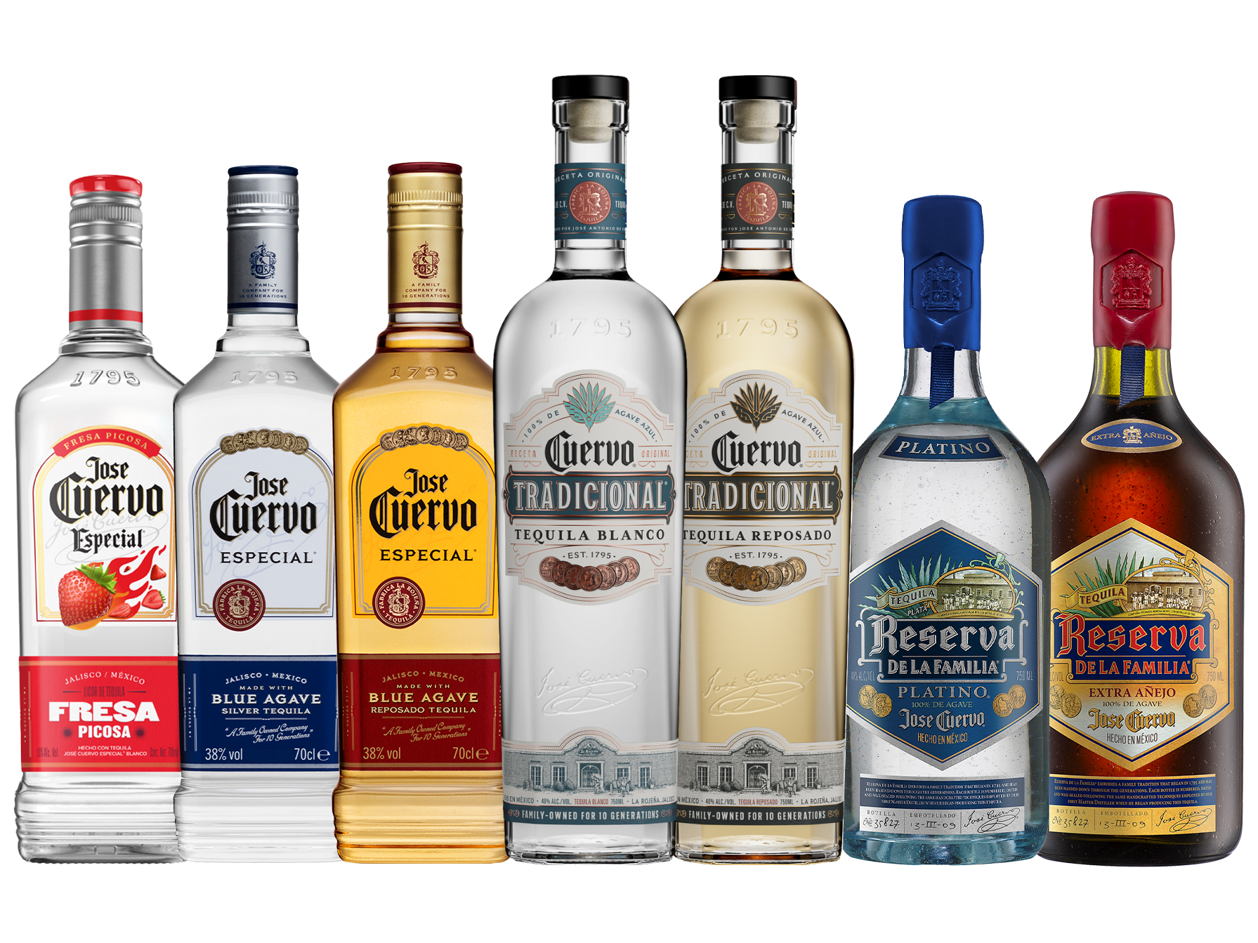 Botellas José Cuervo